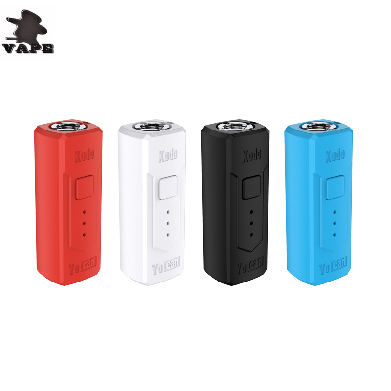 Authentic Yocan Kodo Box Mod 400mAh Variable Voltage Preheat VV Battery For 510 Vape Thick Oil Tank TH105 Cartridges DHL free
Authentic Yocan Kodo Box Mod 400mAh Variable Voltage Preheat VV Battery For 510 Vape Thick Oil Tank TH105 Cartridges DHL free