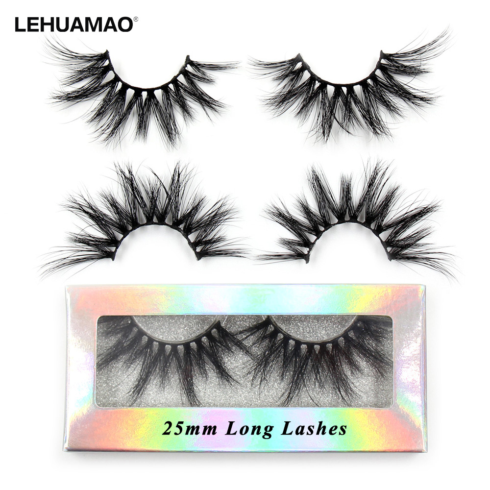 LEHUAMAO 25mm Lashes 5D Mink Eyelashes Fluffy thick False Eyelashes Natural Long Hand made Lashes Dramatic Volume Lash MakeupG02
LEHUAMAO 25mm Lashes 5D Mink Eyelashes Fluffy thick False Eyelashes Natural Long Hand made Lashes Dramatic Volume Lash MakeupG02