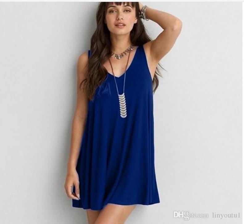 2020 New Women Plus size Dresses Sexy V-Neck Long Knitted Dress Female Sleeveless Bodycon Tank Dress