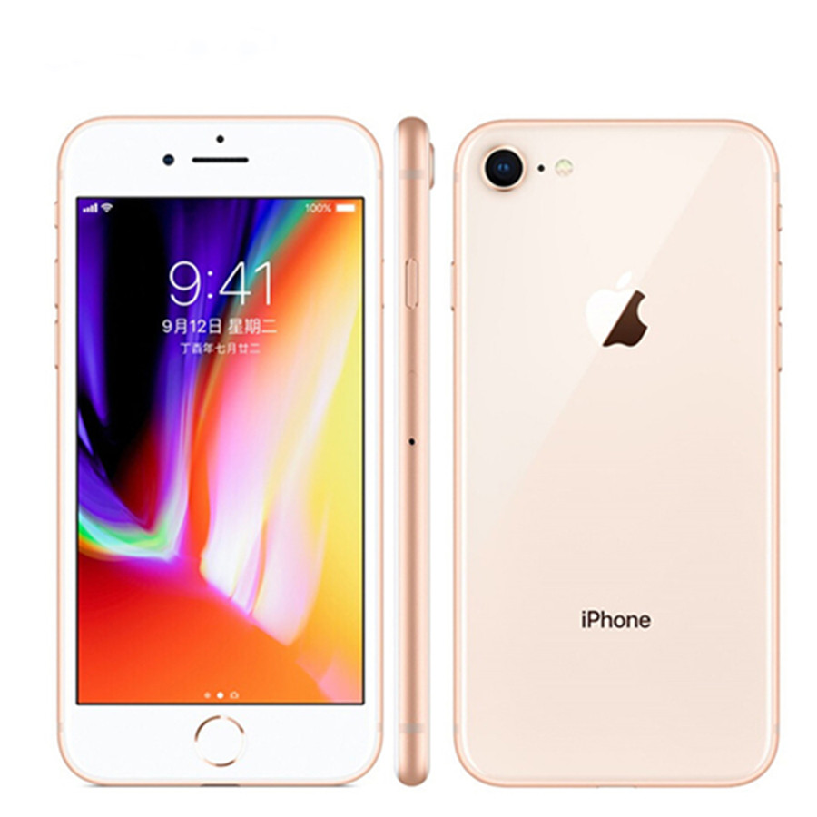 Original refurbished Unlocked Apple iPhone 8/8plus LTE Mobile Phone 256G/64G ROM 2GB RAM Hexa Core 12.0MP 5.5" iOS