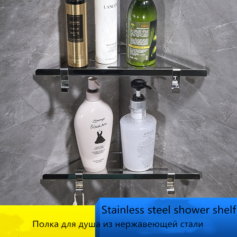 304 Stainelss Steel Corner Shelf Bathroom Accessories Set Shower Caddy Shelf Storage Rack Polished Basket Shampoo Rack
304 Stainelss Steel Corner Shelf Bathroom Accessories Set Shower Caddy Shelf Storage Rack Polished Basket Shampoo Rack