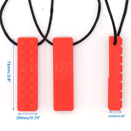 2PCS PACK Textured Sensory Silicone Chew Necklaces Baby Teether Baby Bites Necklace Autism Toy For Teething Improve ASD Phthalates Free FDA
2PCS PACK Textured Sensory Silicone Chew Necklaces Baby Teether Baby Bites Necklace Autism Toy For Teething Improve ASD Phthalates Free FDA