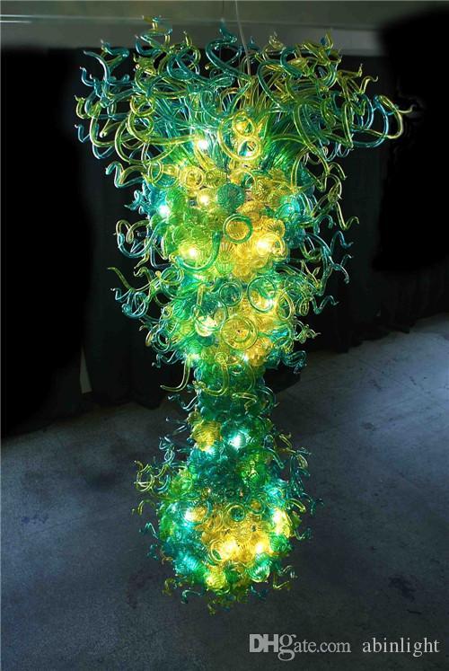 Luxury Creative Green Crystal Chandelier Large Contemporary Blown Glass Chandeliers Hotel Residential Pendant Light of High Quality
Luxury Creative Green Crystal Chandelier Large Contemporary Blown Glass Chandeliers Hotel Residential Pendant Light of High Quality