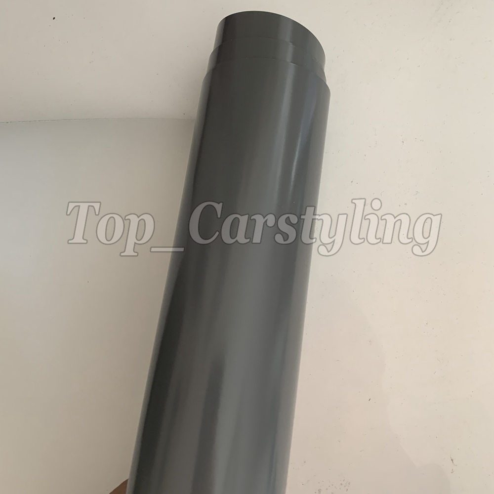 Nardo Gray silk Satin Vinyl with Air bubble Free Car Wrap Covering foil PROTWRAPS LOW TACK Like 3M quality Size 1.52x18m Roll