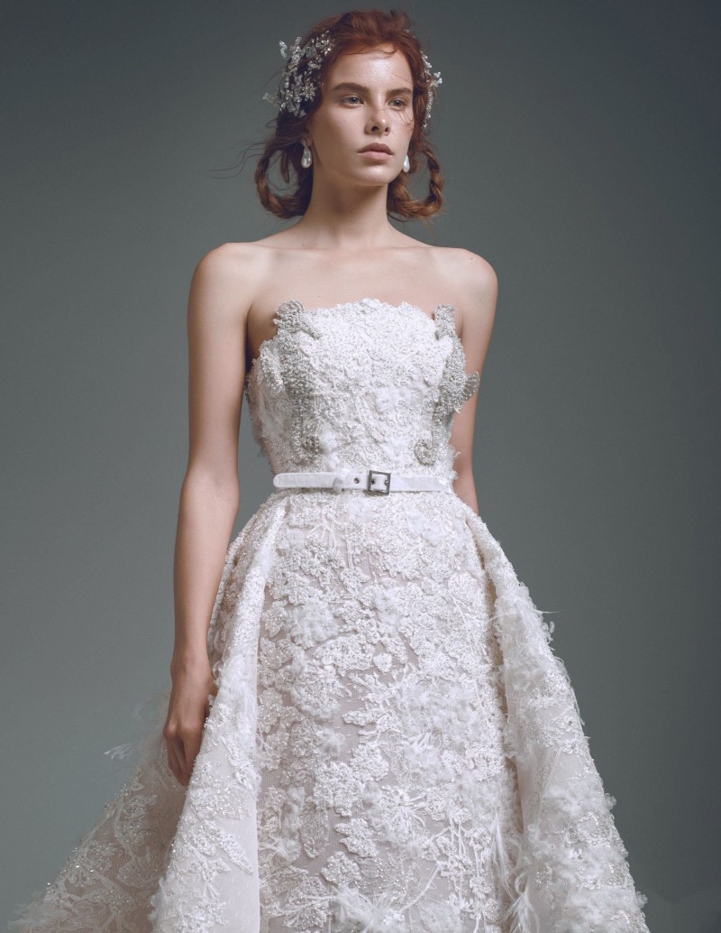 2019 Ashi Studio Prom Dresses Strapless Lace Beads Feather Backless Evening Gowns Custom Formal Party Dress Vestido De Festa