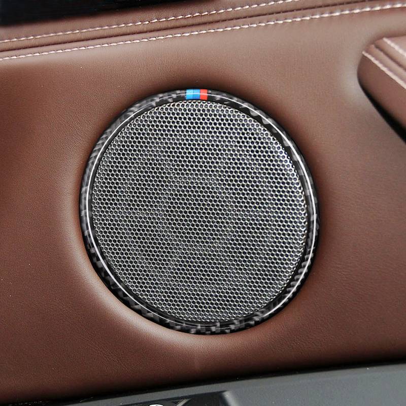 Car Styling Carbon Fiber Car Audio Speaker Car Door Loudspeaker Trim Ring Sticker For BMW X5 X6 F15 F16 E70 E71 Accessories
Car Styling Carbon Fiber Car Audio Speaker Car Door Loudspeaker Trim Ring Sticker For BMW X5 X6 F15 F16 E70 E71 Accessories