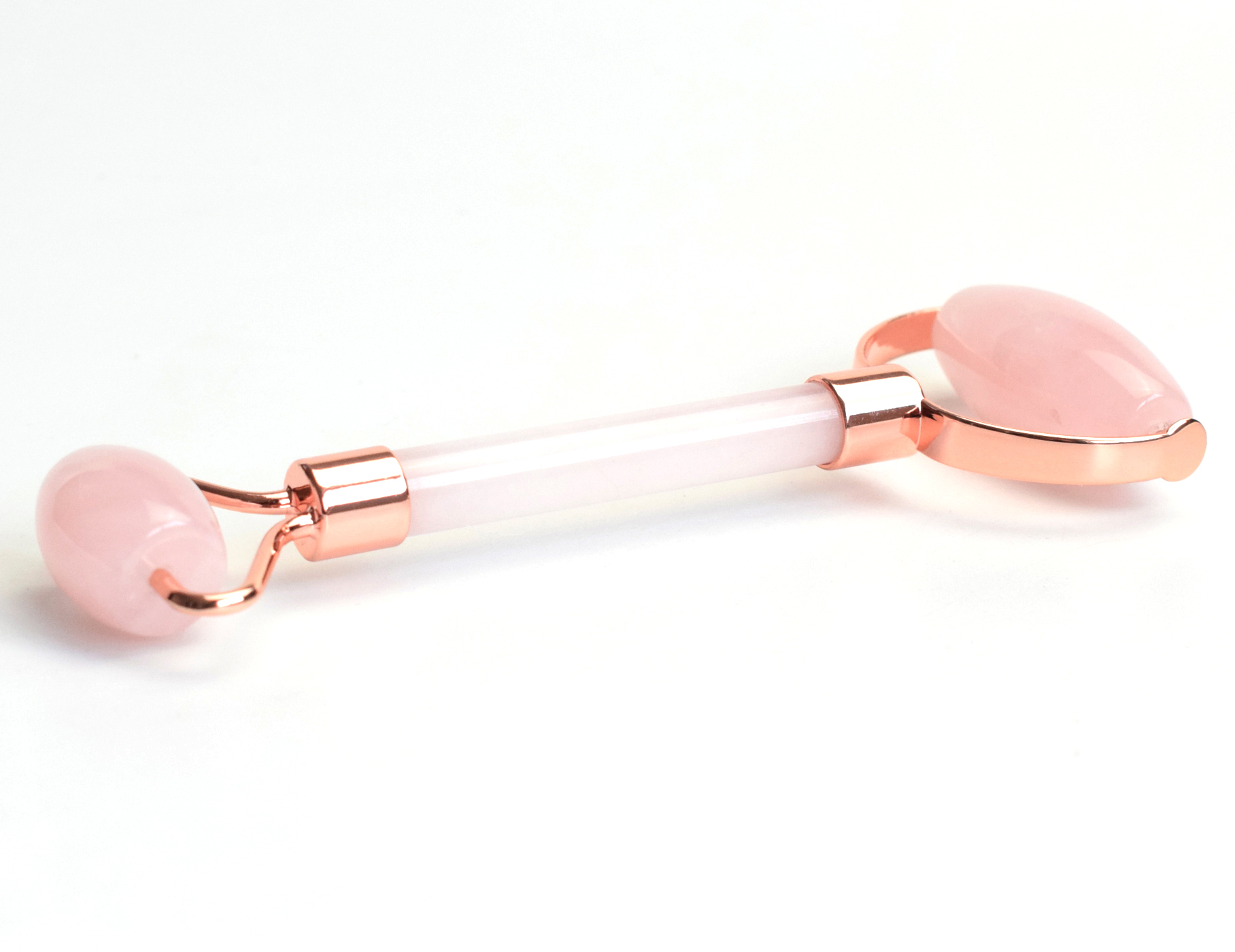 Natural Chakra Rose Quartz Massage Stone Carved Reiki Crystal Healing Gua Sha Beauty Roller Facial Massor Stick