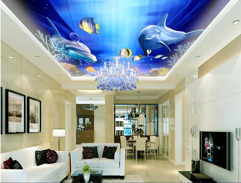 WDBH 3d ceiling murals wallpaper custom photo mural Underwater world dolphin smile living room sky home decor 3d wall murals for walls 3 d, Non-woven
WDBH 3d ceiling murals wallpaper custom photo mural Underwater world dolphin smile living room sky home decor 3d wall murals for walls 3 d, Non-woven