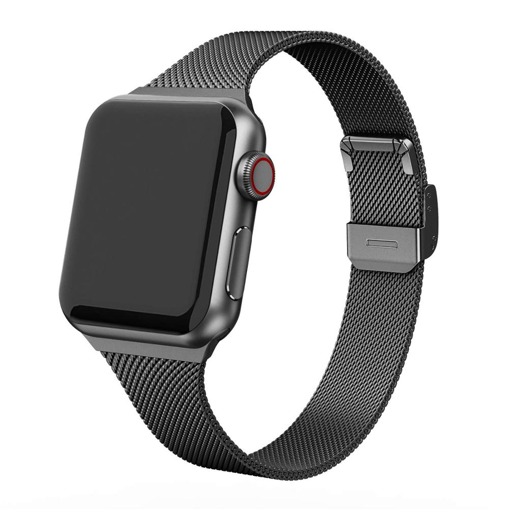 Milanese Strap for Apple Watch 5 4 44mm 40mm iWatch 3 2 1 42mm 38mm Slim Stainless Steel Metal Bracelet Mesh Bands
Milanese Strap for Apple Watch 5 4 44mm 40mm iWatch 3 2 1 42mm 38mm Slim Stainless Steel Metal Bracelet Mesh Bands