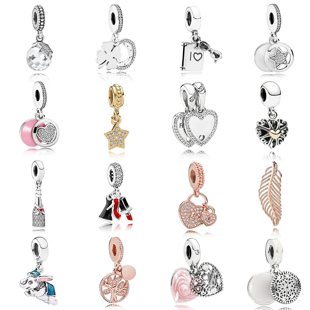 NEW 2019 100% 925 Sterling Silver Pandora Rose Gold Cola Dumbo Heart Shape Tree Pendant Charm Fit DIY Original Women Bracelet Jewelry
NEW 2019 100% 925 Sterling Silver Pandora Rose Gold Cola Dumbo Heart Shape Tree Pendant Charm Fit DIY Original Women Bracelet Jewelry
