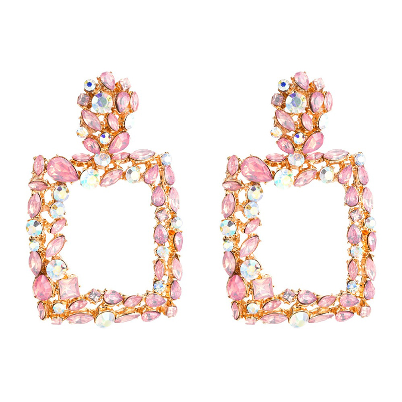 Pink statement earrings for women large square crystal big earrings 2019 rhinestone drop earing geometric fashion jewelry
Pink statement earrings for women large square crystal big earrings 2019 rhinestone drop earing geometric fashion jewelry