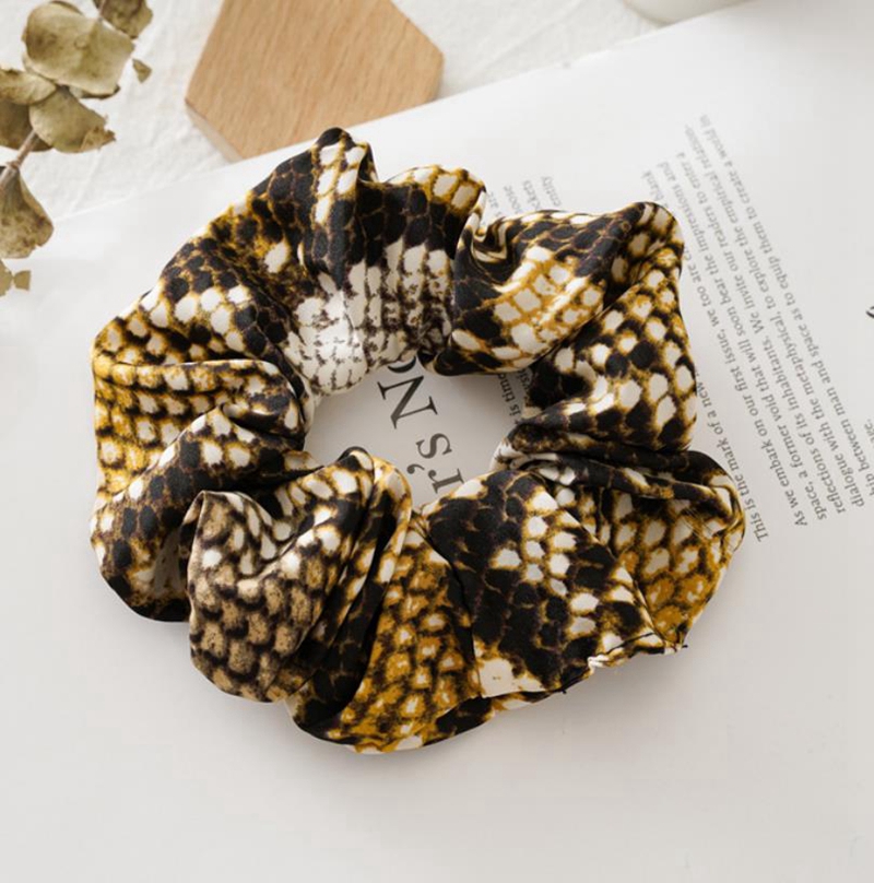 Women Hairbands Elastic Leopard Hairband Scrunchy Hair Ties Ring Rubber Band Girls Ponytail Holder Fashion Hair Accessories 11 Colors DW5136