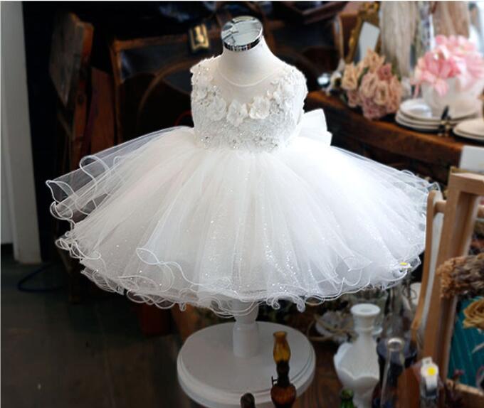 Sequin Embroidery 1st Birthday Dress For Baby Girl Clothes White Tulle Summer Newborn Baptism Dress Mesh Princess Party Dresses 
Sequin Embroidery 1st Birthday Dress For Baby Girl Clothes White Tulle Summer Newborn Baptism Dress Mesh Princess Party Dresses