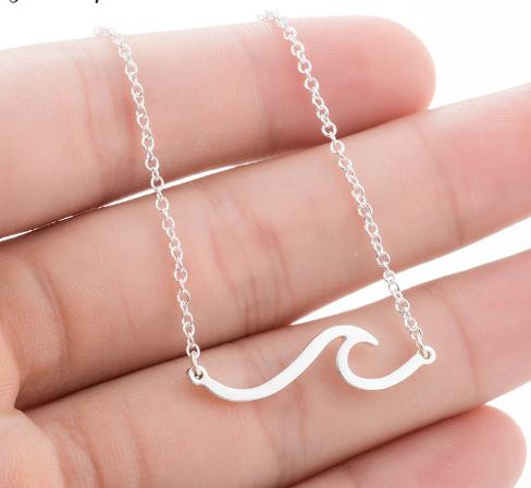 2020 Stainless Steel Wave Necklace Pendant Beach Jewelry for Women Ocean Wave Charm Choker Necklaces Collar
2020 Stainless Steel Wave Necklace Pendant Beach Jewelry for Women Ocean Wave Charm Choker Necklaces Collar