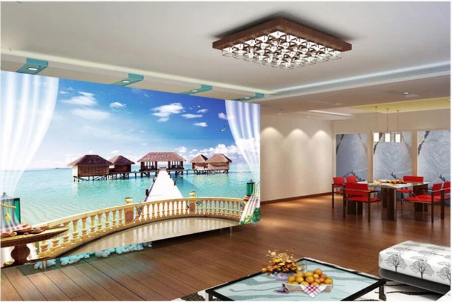 3d wallpaper custom photo mural 3D three-dimensional villa balcony seascape background wall painting household landscape wall tapestry 3d, Non woven
3d wallpaper custom photo mural 3D three-dimensional villa balcony seascape background wall painting household landscape wall tapestry 3d, Non woven