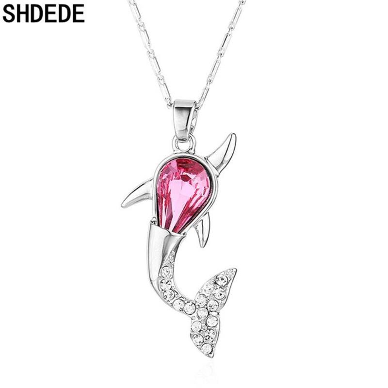 SHDEDE Whale Necklace Pendants Fashion Jewelry Party Gift Austrian Crystal Accessories Prevent Allergy -32213
SHDEDE Whale Necklace Pendants Fashion Jewelry Party Gift Austrian Crystal Accessories Prevent Allergy -32213