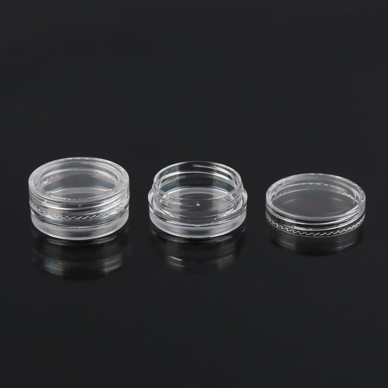 2.5g Containers Jars Bottle Clear Plastic Box Transparent 2.5 g For Cosmetic Wax Storage Makeup Balm Face Cream Eyeshadow Nail Lip Gloss Sample Refill - view 6