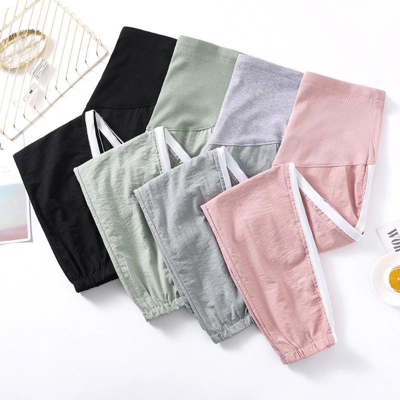 Spring Summer Maternity Ninth High Waist Belly Thin Cotton Linen Jogger Pants Clothes for Pregnant Women Pregnancy, 01
Spring Summer Maternity Ninth High Waist Belly Thin Cotton Linen Jogger Pants Clothes for Pregnant Women Pregnancy, 01