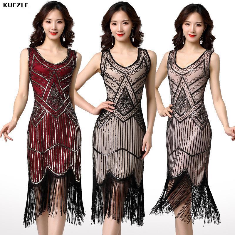 Elegant sequins Latin dance new retro fringed sequin dress hot sale slim banquet dress Mesh Dresses XXL Mesh robe femme women
Elegant sequins Latin dance new retro fringed sequin dress hot sale slim banquet dress Mesh Dresses XXL Mesh robe femme women