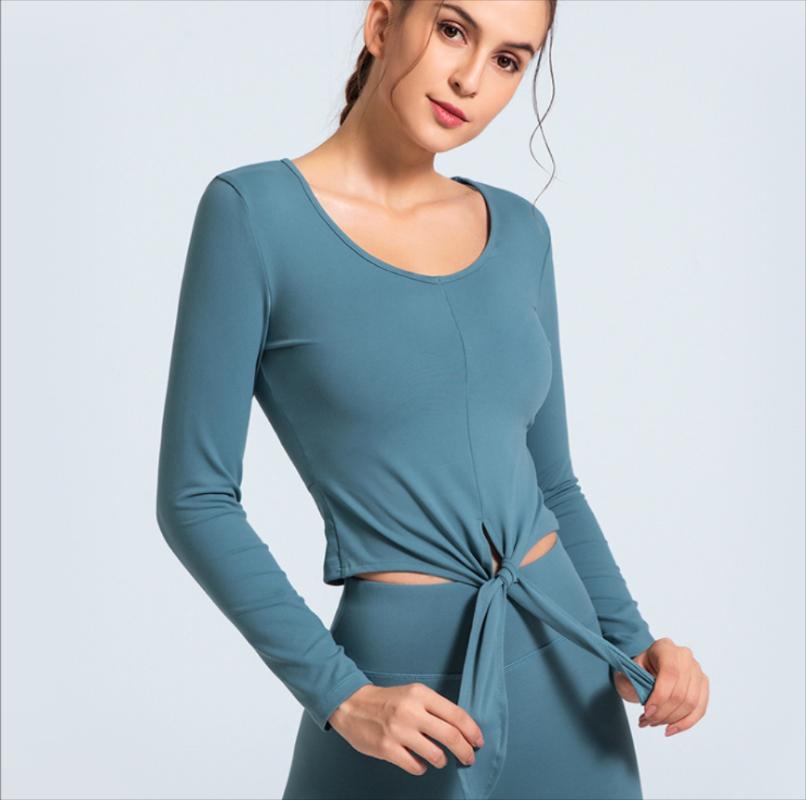 Tie Double-sided Clothing Fitness Activewear Yoga top Women Sportswear Women' O Neck Short Sleeve Solid Top Quick Dry Workout, Blue
Tie Double-sided Clothing Fitness Activewear Yoga top Women Sportswear Women' O Neck Short Sleeve Solid Top Quick Dry Workout, Blue