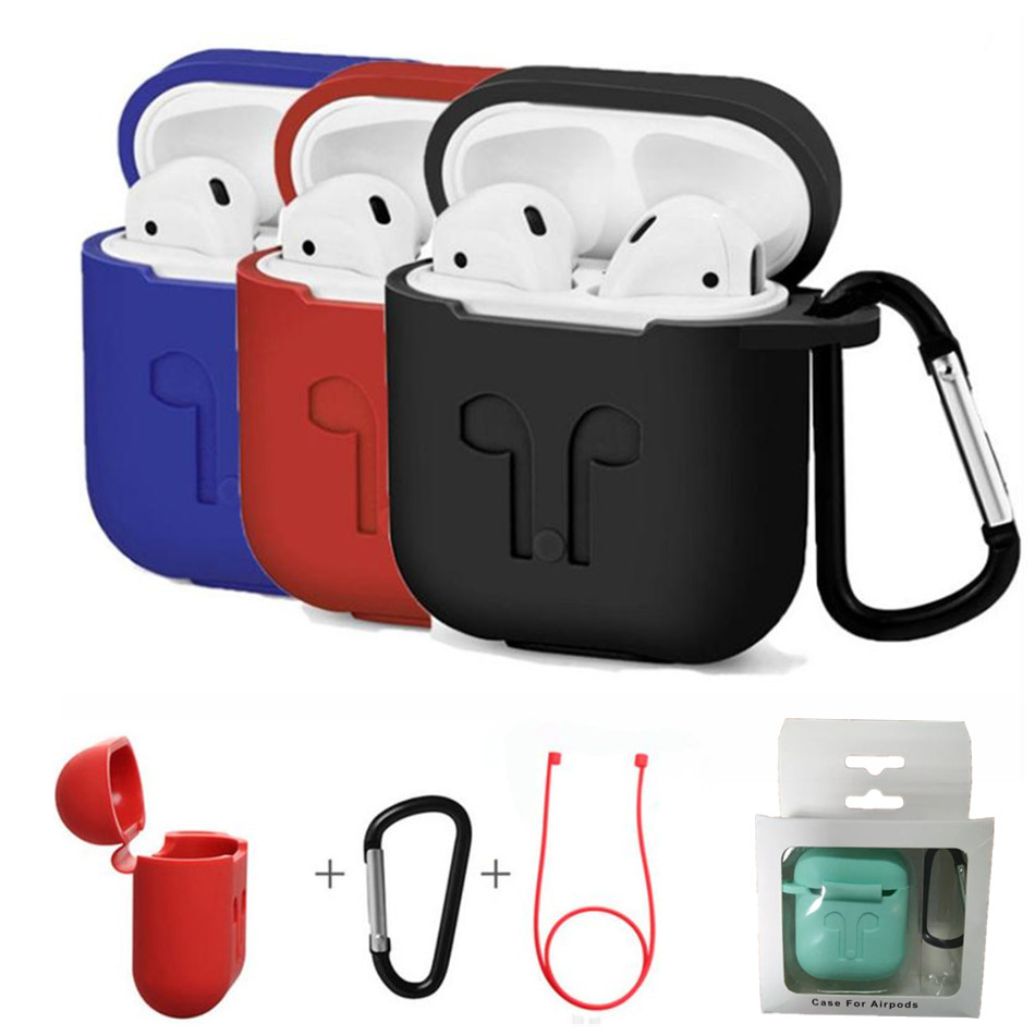 For Apple AirPods Case Silicone Earphone Case Skin Cover Shock Proof Protector Wireless Earphone Box Accessories With Strap, Mixed color
For Apple AirPods Case Silicone Earphone Case Skin Cover Shock Proof Protector Wireless Earphone Box Accessories With Strap, Mixed color
