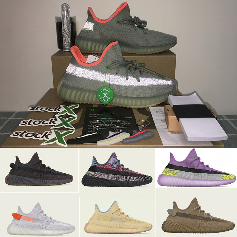 Newest Top Quality V2 Running Shoes Kanye West Cinder Stock X Tail Light Desert Sage Static Reflective Mens Women Sport Sneakers With Box, 28
Newest Top Quality V2 Running Shoes Kanye West Cinder Stock X Tail Light Desert Sage Static Reflective Mens Women Sport Sneakers With Box, 28
