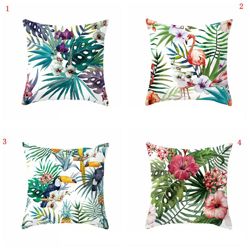 Tropical Plant Pillow Cover 18x18inch Pillow Case Peach Skin Sofa Decorative Pillow Cover Throw Pillows Cushion Cover Home Decor VT0447, 40 colors
Tropical Plant Pillow Cover 18x18inch Pillow Case Peach Skin Sofa Decorative Pillow Cover Throw Pillows Cushion Cover Home Decor VT0447, 40 colors