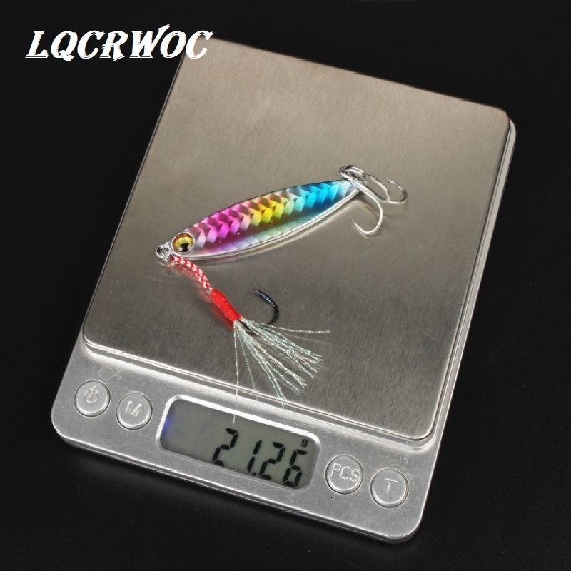 HOT NEW 7g 10g 15g 20g fishing spoon spinnerbait metal lure tuna lures glow in the dark fishing tackle lead minnow jigging pesca T191016