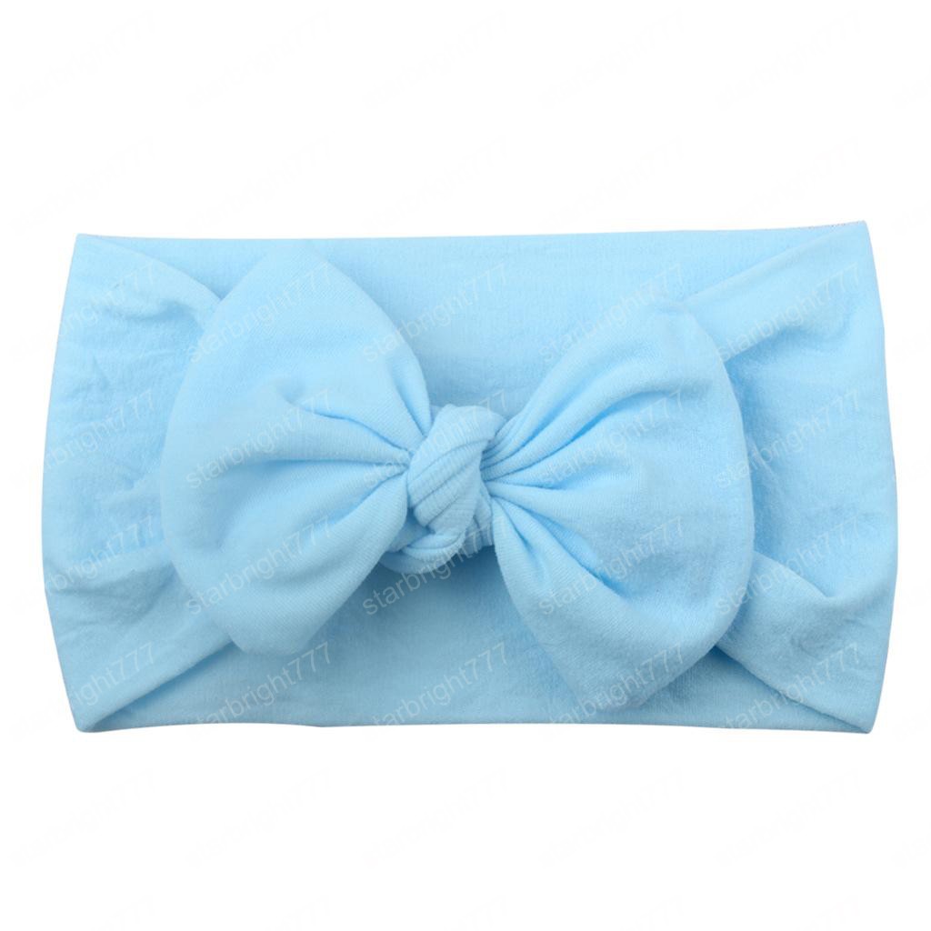 2020 new hair bows hairbands Newborn Infant Soft Nylon Headbands Hair Accessories for Girls Kids Toddler Childrens Head Wrap