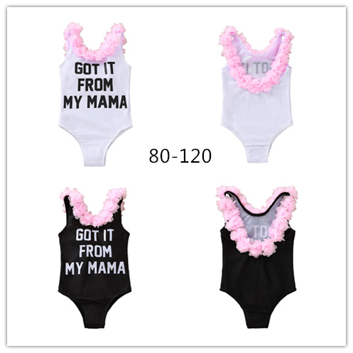 Girls Letter Print Petal Edge Swimwear One-piece Children Sweet Swimsuit Kids Summer Swimming Clothes Onesie ZHT 349, White
Girls Letter Print Petal Edge Swimwear One-piece Children Sweet Swimsuit Kids Summer Swimming Clothes Onesie ZHT 349, White