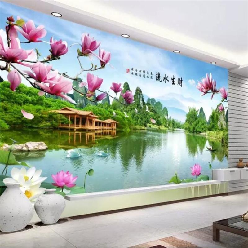 Custom Photo Wallpaper 3d Water Purple Scenery Painting Living Room restaurant Backdrop wall paper for walls 3d papel de parede, As pic
Custom Photo Wallpaper 3d Water Purple Scenery Painting Living Room restaurant Backdrop wall paper for walls 3d papel de parede, As pic