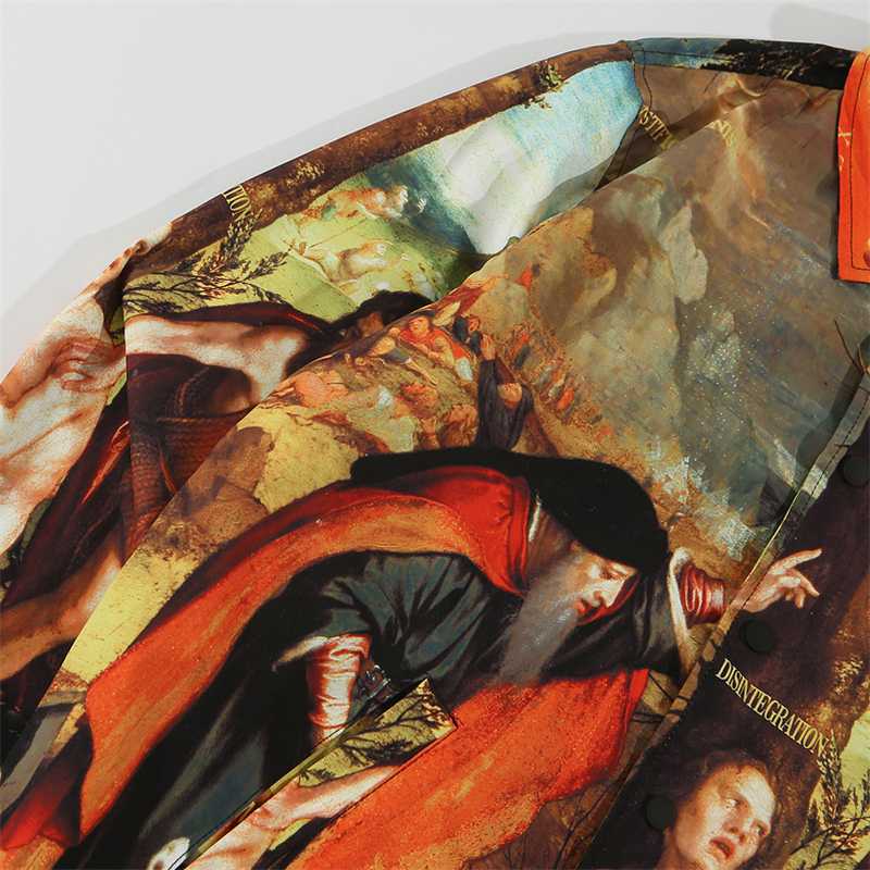 Painting Pattern Jacket High Street Men 2020 New