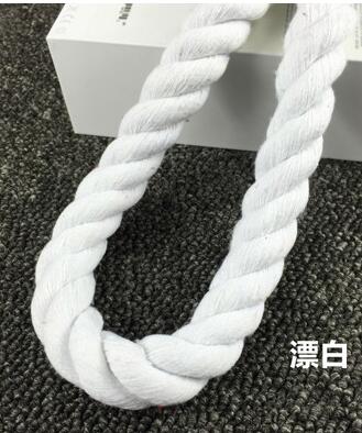5MTR Cotton Three twisted Rope String Cord Twine Sash Craft Cotton Thick Cords For Handmade Decorative 20mm