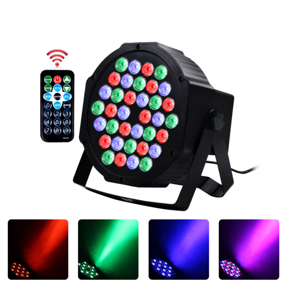 DJ Par Lights, 18/36LED Uplighting Lights for Events, Stage Lighting Sound Activated, Remote and DMX Control, for Wedding, Party, Concert
DJ Par Lights, 18/36LED Uplighting Lights for Events, Stage Lighting Sound Activated, Remote and DMX Control, for Wedding, Party, Concert