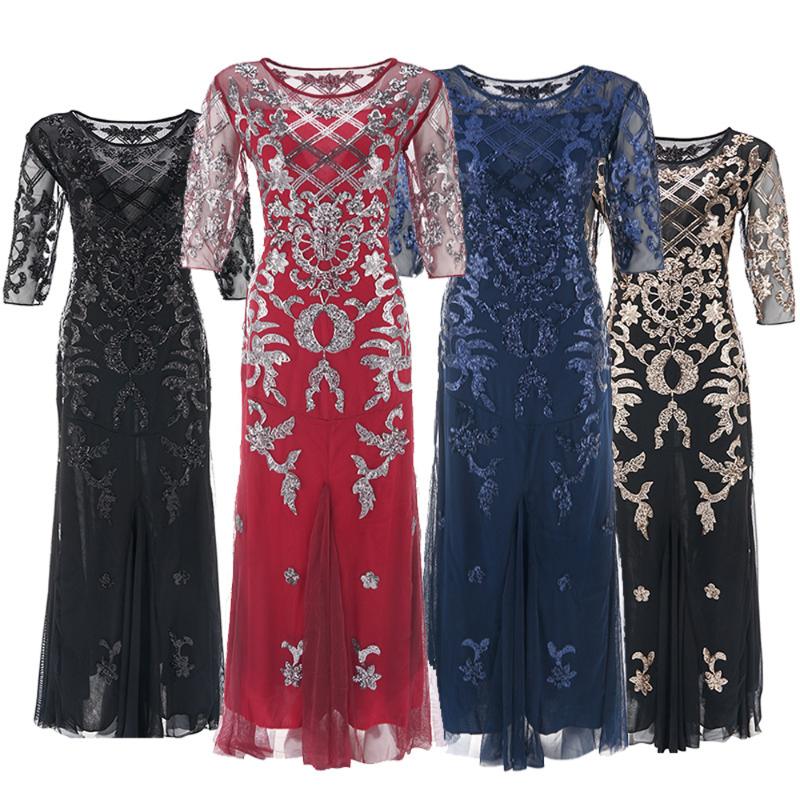 2020 Tulle Evening Dress Short-sleeves Long Party Gowns O-neck Robe De Soriee Elegant Mermaid Sequins Formal Dress XUCTHHC, Black
2020 Tulle Evening Dress Short-sleeves Long Party Gowns O-neck Robe De Soriee Elegant Mermaid Sequins Formal Dress XUCTHHC, Black