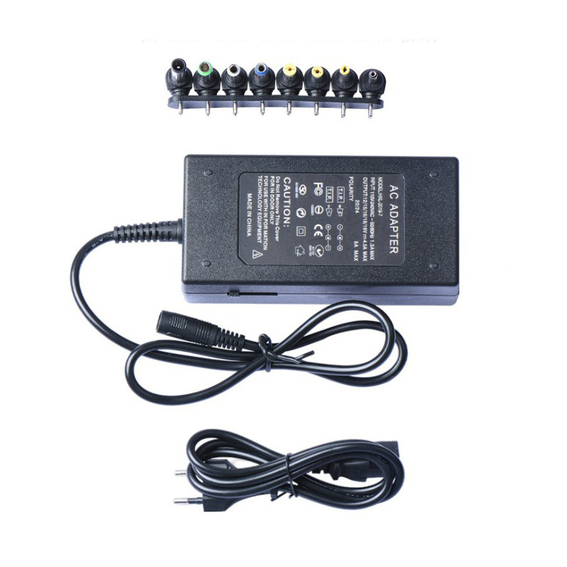 Universal Power Supply Adapter Charger DC 12V/15V/16V/18V/19V/20V/24V 96W 100W Laptop Charging Adapters for DELL Lenovo Toshiba Laptop With Package