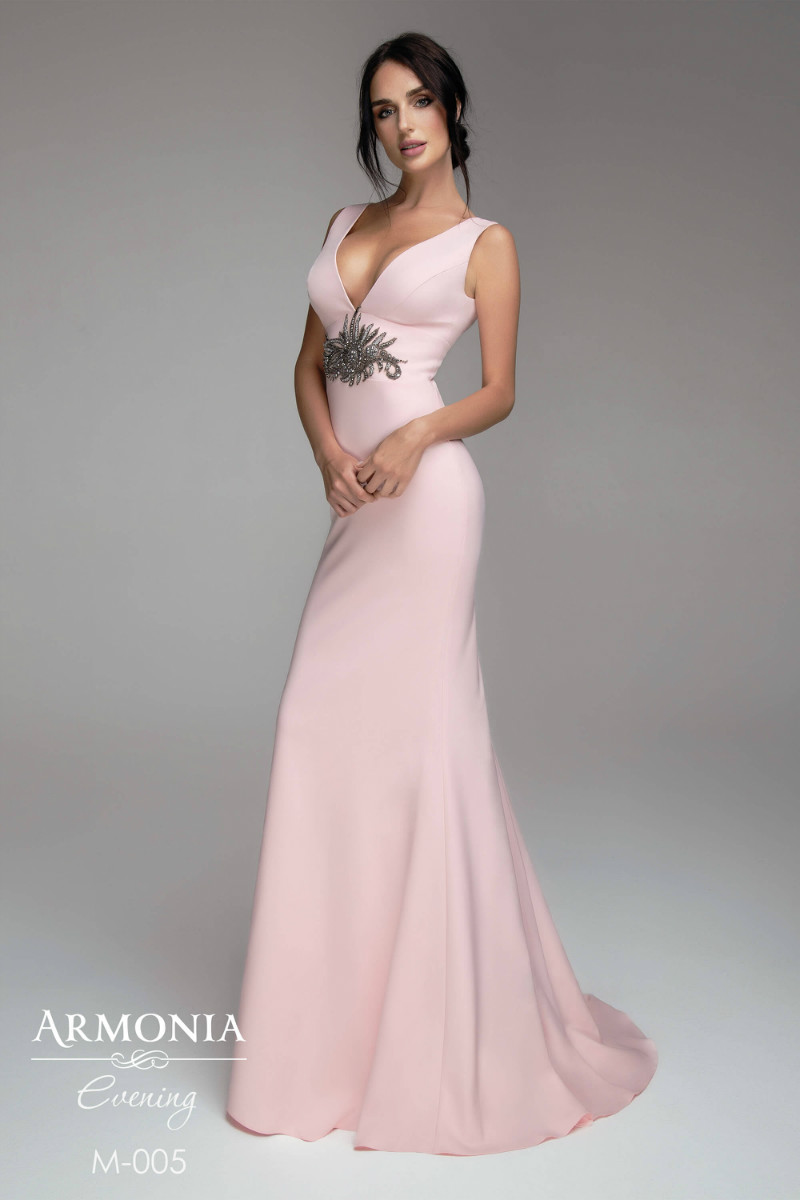 Pink Tmarmonia Customized Mermaid Evening V Neck Sleeveless Backless Formal Dress Lace Crystal Sequins Party Bridesmaid Gown 0508
