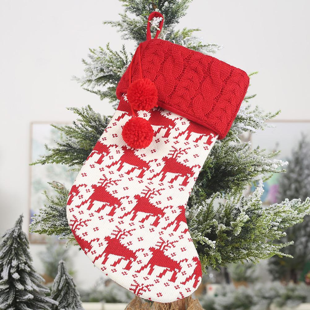 1Pc Durable Christmas Stocking Elk Snowflake Print Sock Candy Gift Bag Hanging Decoration
1Pc Durable Christmas Stocking Elk Snowflake Print Sock Candy Gift Bag Hanging Decoration