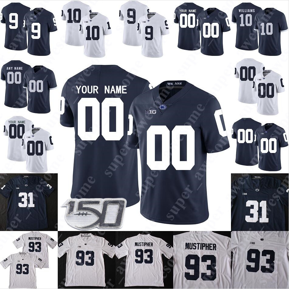 Penn State Nittany Football Jersey Saquon Barkley Jack Ham 34 Franco Harris 11 LaVar Arrington 31 Paul Posluszny 25 Curt Warner 45 Sean Lee, White with name
Penn State Nittany Football Jersey Saquon Barkley Jack Ham 34 Franco Harris 11 LaVar Arrington 31 Paul Posluszny 25 Curt Warner 45 Sean Lee, White with name
