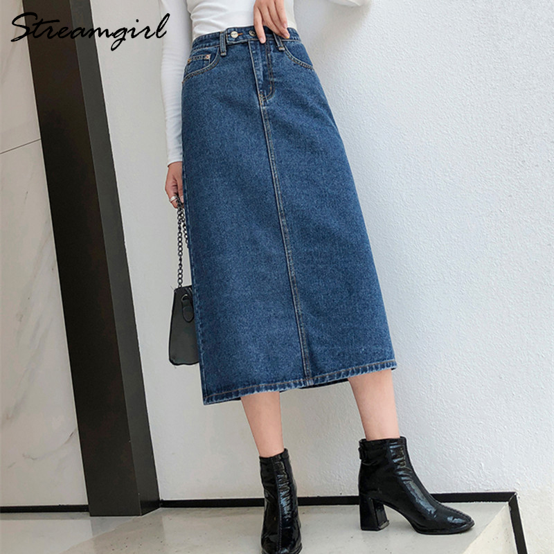 Women Skirt Denim Long Slim Jeans 2020 Autumn Vintage Skirts For Women Long Skirts Jeans Woman Maxi Plus Size Skirt High Waist, Blue
Women Skirt Denim Long Slim Jeans 2020 Autumn Vintage Skirts For Women Long Skirts Jeans Woman Maxi Plus Size Skirt High Waist, Blue