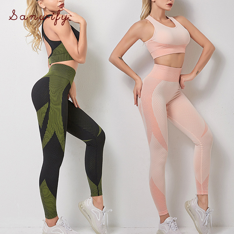 2 Piece Woman Yoga Set Gym Suits Active Wear Running Bras Workout Clothes For Women Fitness Sports Clothing Leggings Crop Tops, Pink bra
2 Piece Woman Yoga Set Gym Suits Active Wear Running Bras Workout Clothes For Women Fitness Sports Clothing Leggings Crop Tops, Pink bra