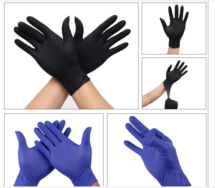 100Pcs Disposable Gloves Latex Universal Kitchen Dish washing Work Rubber Garden Gloves Protective Glove for Home Outdoor