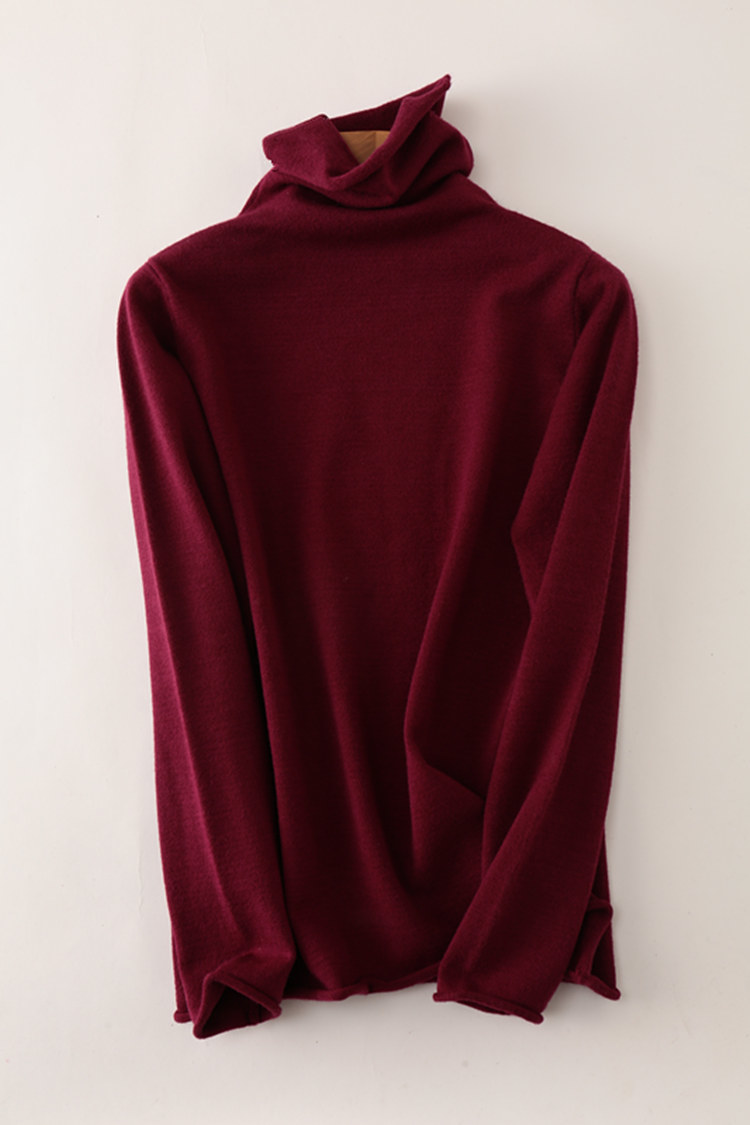 TAILOR SHEEP cashmere sweater women's casual long-sleeved turtleneck wool pullover winter ladies bottoming knitted tops LY191217