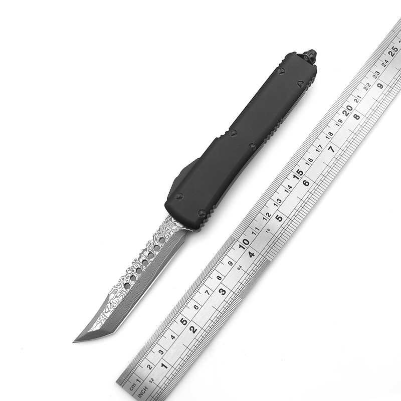 UT Damascus steel blade outdoor high hardness tactical knife (CNC) 6061-t6 aluminum handle EDC pocket knife Automatic camping hunting knife
UT Damascus steel blade outdoor high hardness tactical knife (CNC) 6061-t6 aluminum handle EDC pocket knife Automatic camping hunting knife