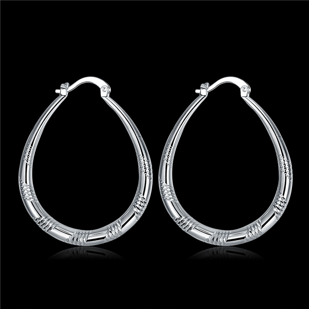 Brand new sterling silver plate Small earrings E294- DFMSE294,women's 925 silver Dangle Chandelier earrings 10 pairs a lot factory direct