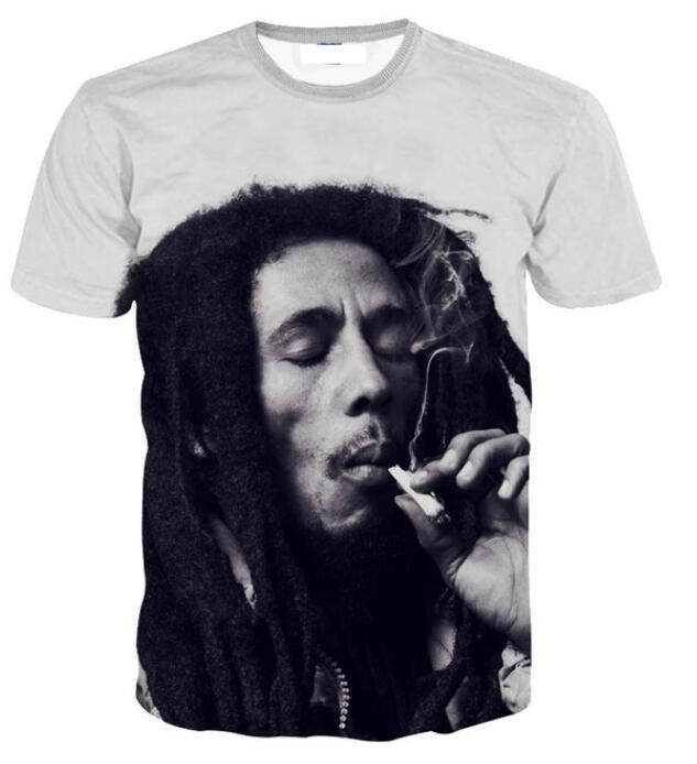 New Fashion Mens/Womans Bob Marley T-Shirt Summer Style Funny Unisex 3D Print Casual T-Shirt Tops Plus Size AA069, White;black
New Fashion Mens/Womans Bob Marley T-Shirt Summer Style Funny Unisex 3D Print Casual T-Shirt Tops Plus Size AA069, White;black
