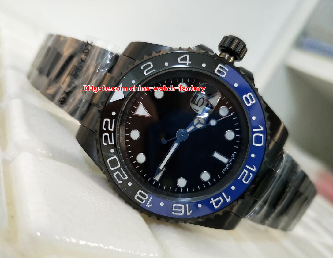 Hot Items Top Quality Watch 40mm GMT Batman 116710 116710BLNR Black PVD Case Ceramic Asia 2813 Movement Mechanical Automatic Watch Watches, No box papers
Hot Items Top Quality Watch 40mm GMT Batman 116710 116710BLNR Black PVD Case Ceramic Asia 2813 Movement Mechanical Automatic Watch Watches, No box papers
