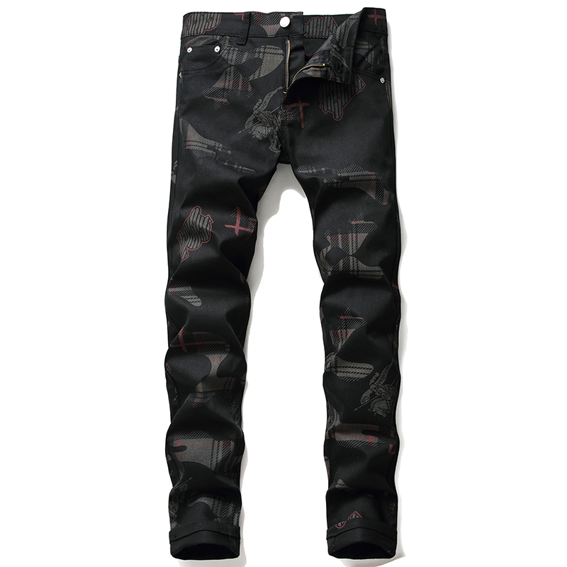 2020 New Digital Printed Black Pants European and American Style Men's Slim Flower Print Pants Fashion Stretch Casual Trousers
2020 New Digital Printed Black Pants European and American Style Men's Slim Flower Print Pants Fashion Stretch Casual Trousers