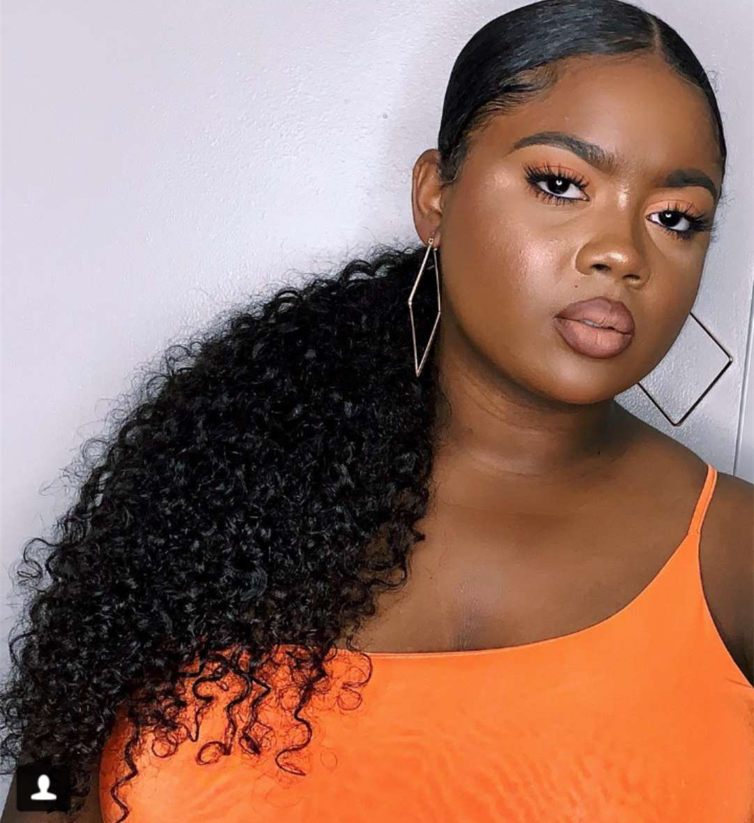 Afro Kinky Curly Hair Piece Clip-In jet black Kinkys Curly Human Hair Ponytail Drawstring Natural Ponytail Extension For Black Women