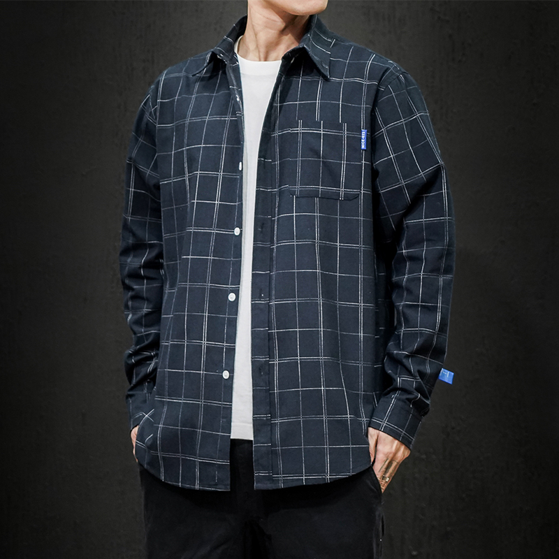2020 summer new fashion trend men's plaid shirt long sleeve shirt casual street large size high quality youth summer clothes, Gray
2020 summer new fashion trend men's plaid shirt long sleeve shirt casual street large size high quality youth summer clothes, Gray